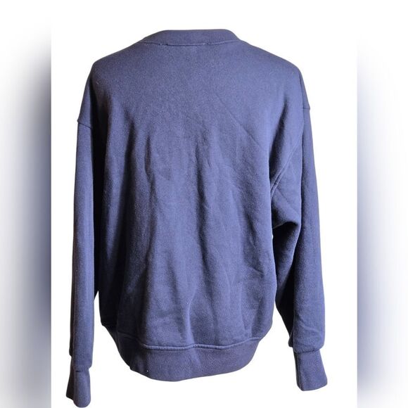 Altar'd State Anthropologie Blue Brooklyn Relaxed Fit Sweatshirt - Picture 3 of 5